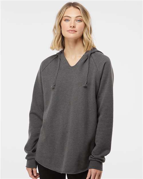 Women’s Lightweight California Wave Wash Hooded Sweatshirt - PRM2500