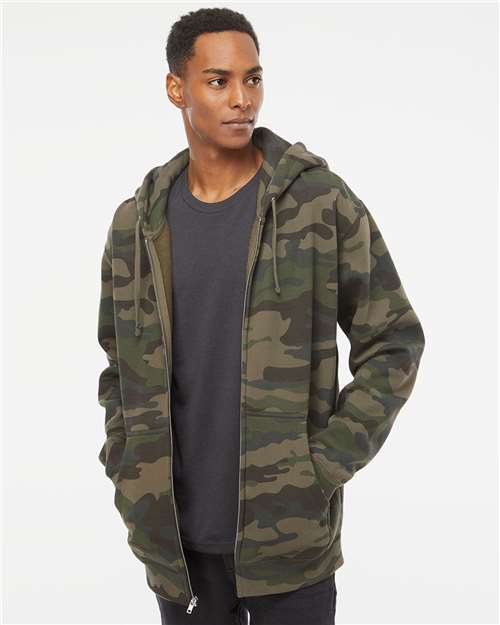 Unisex Heavyweight Full-Zip Hooded Sweatshirt - IND4000Z