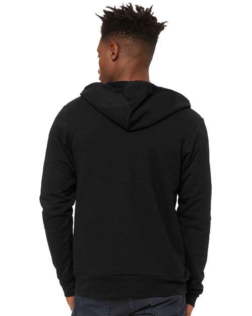 Unisex Sponge Fleece Full-Zip Hoodie Sweatshirt