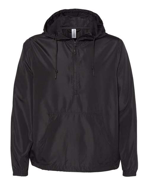 Unisex Lightweight Quarter-Zip Windbreaker Pullover Jacket - EXP54LWP