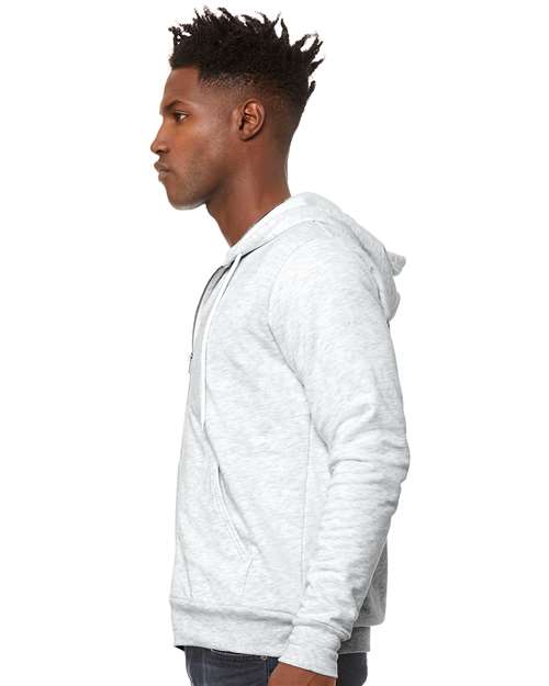 Unisex Sponge Fleece Full-Zip Hoodie Sweatshirt