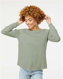 Women's California Wave Wash Crewneck Sweatshirt - PRM2000