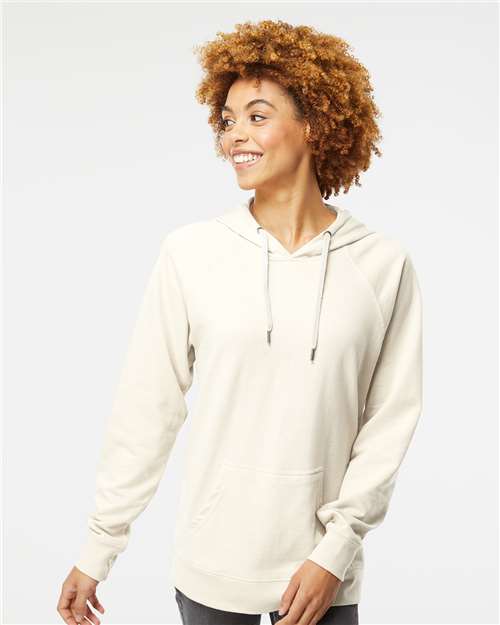 Unisex Icon Lightweight Loopback Terry Hooded Sweatshirt - SS1000