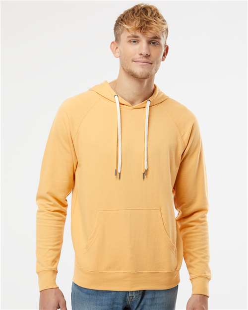 Unisex Icon Lightweight Loopback Terry Hooded Sweatshirt - SS1000