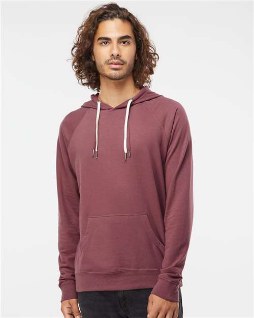 Unisex Icon Lightweight Loopback Terry Hooded Sweatshirt - SS1000