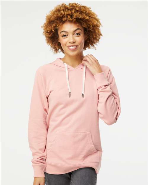 Unisex Icon Lightweight Loopback Terry Hooded Sweatshirt - SS1000