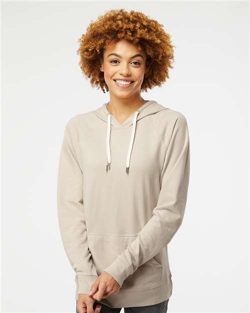 Unisex Icon Lightweight Loopback Terry Hooded Sweatshirt - SS1000