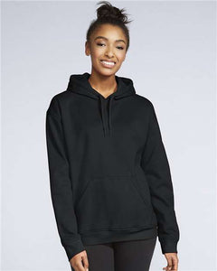 Unisex Softstyle® Midweight Hooded Sweatshirt - SF500 - Black