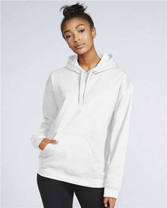 Unisex Softstyle® Midweight Hooded Sweatshirt - SF500 - White