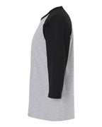 Raglan Three-Quarter Sleeve Baseball T-Shirt - 5540