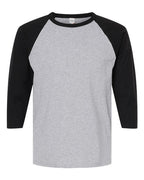 Raglan Three-Quarter Sleeve Baseball T-Shirt - 5540