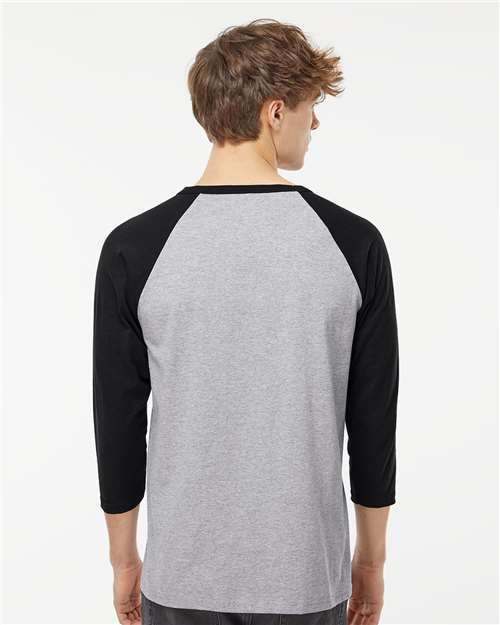 Raglan Three-Quarter Sleeve Baseball T-Shirt - 5540