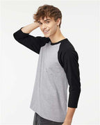 Raglan Three-Quarter Sleeve Baseball T-Shirt - 5540