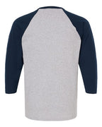 Raglan Three-Quarter Sleeve Baseball T-Shirt - 5540