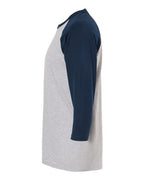 Raglan Three-Quarter Sleeve Baseball T-Shirt - 5540