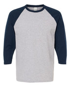 Raglan Three-Quarter Sleeve Baseball T-Shirt - 5540