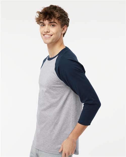 Raglan Three-Quarter Sleeve Baseball T-Shirt - 5540