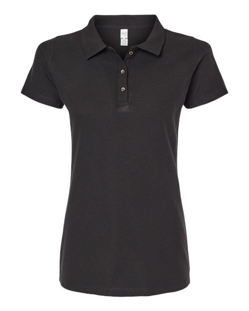 Women's Ringspun Pique Polo - 7600