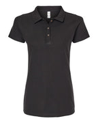 Women's Ringspun Pique Polo - 7600
