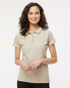 Women's Ringspun Pique Polo - 7600