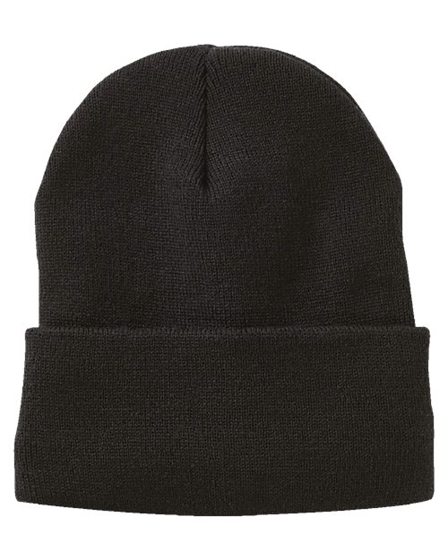 12" Jersey Lined Cuffed Beanie - SP12JL