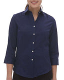 Women's Three-Quarter Sleeve Baby Twill Dress Shirt - 18CV527