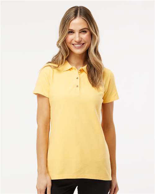 Women's Ringspun Pique Polo - 7600