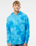 Midweight Tie-Dyed Hooded Sweatshirt - PRM4500TD