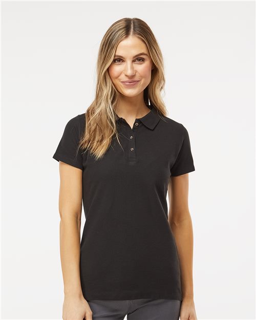 Women's Ringspun Pique Polo - 7600