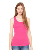 Women's Sheer Mini Rib Tank - 8780