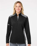 Women's Textured Mixed Media Full-Zip Jacket - A529