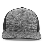 Aggressive Heather Trucker Snapback Cap - 106C