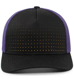 Perforated 5-Panel Trucker Snapback Cap - 105P