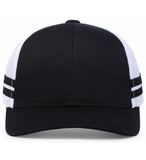 Low-Profile Stripe Trucker Cap - P115