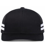 Low-Profile Stripe Trucker Cap - P115