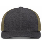 Melange Heather Low-Profile Trucker - 210C