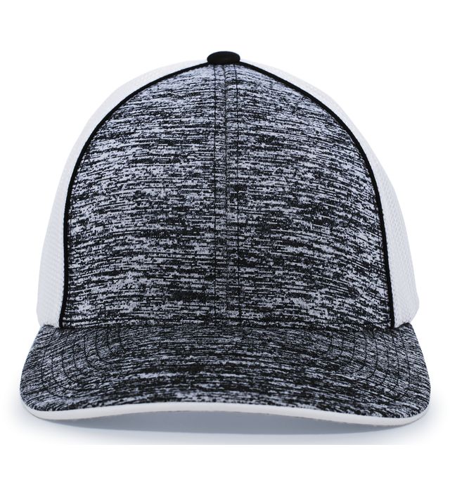 Aggressive Heather Trucker PacFlex Cap - 406F