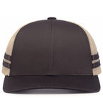 Low-Profile Stripe Trucker Cap - P115