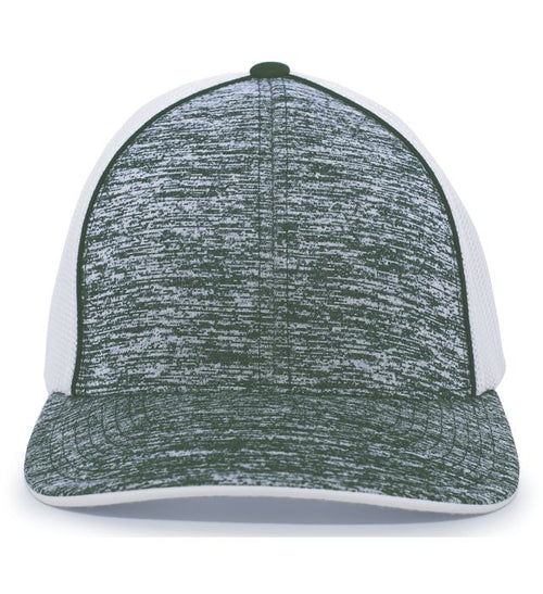 Aggressive Heather Trucker PacFlex Cap - 406F