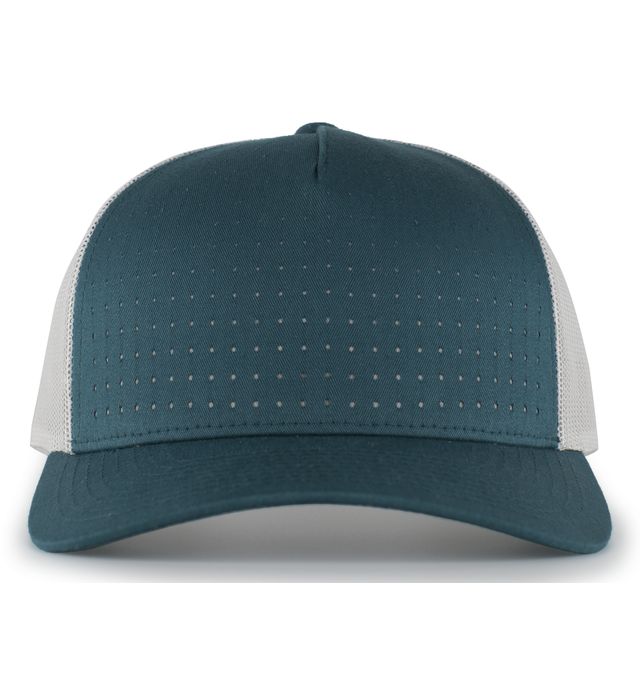 Perforated 5-Panel Trucker Snapback Cap - 105P