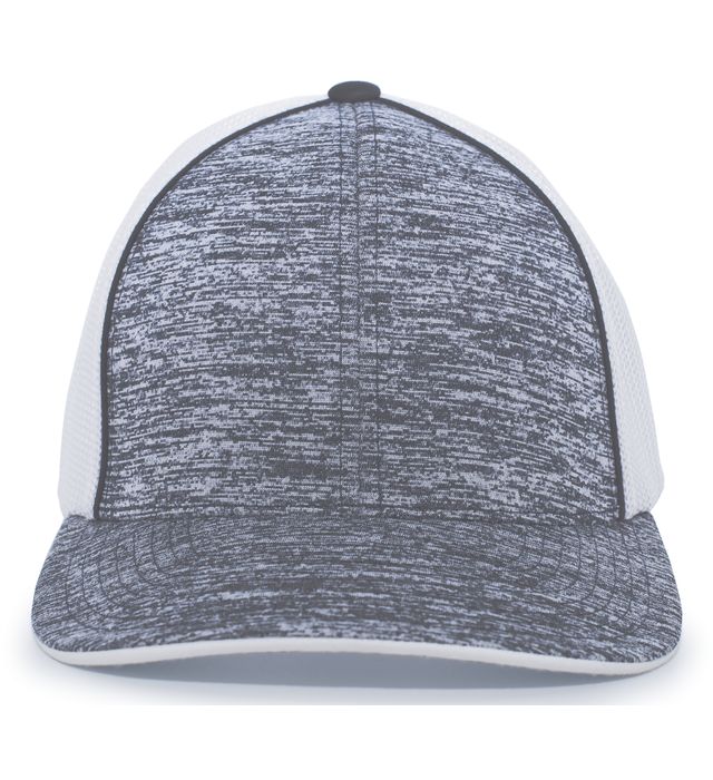 Aggressive Heather Trucker PacFlex Cap - 406F