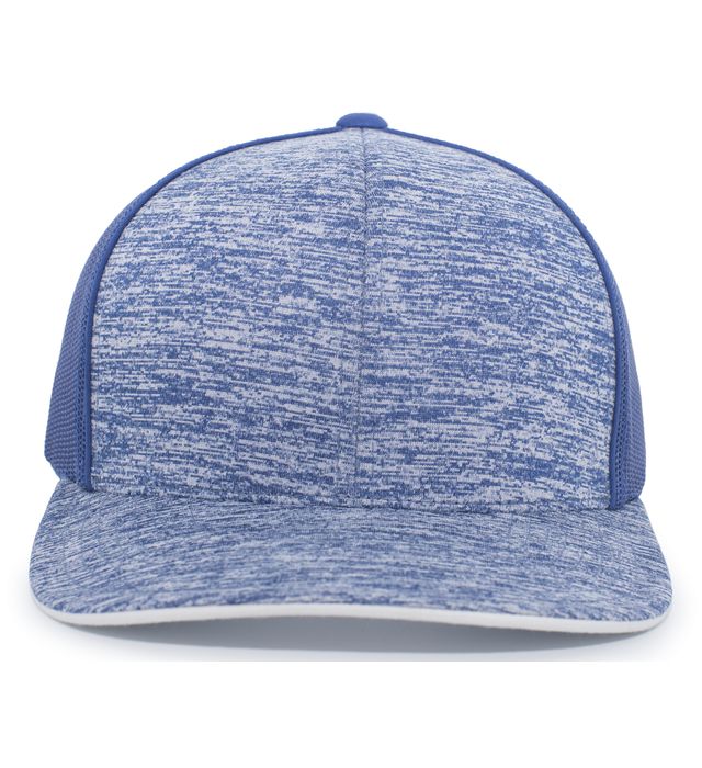 Aggressive Heather Trucker Snapback Cap - 106C