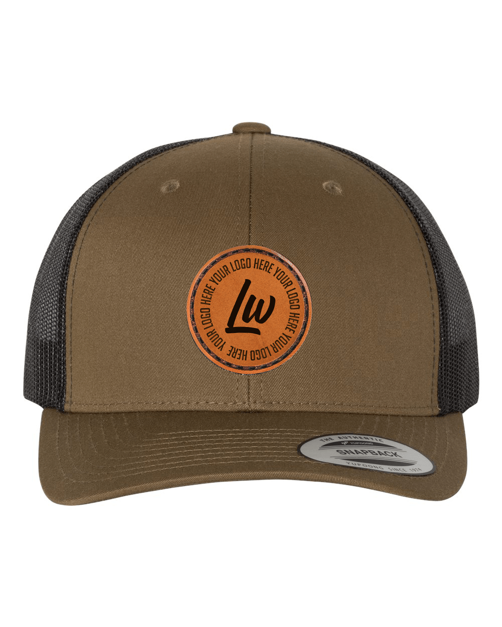 Trucker Cap - Snapback Headband - Yupoong 6606 - Leatherwood Trading Post