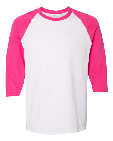 Heavy Cotton™ Raglan Three-Quarter Sleeve T-Shirt - 5700 - Gildan - Leatherwood Trading Post