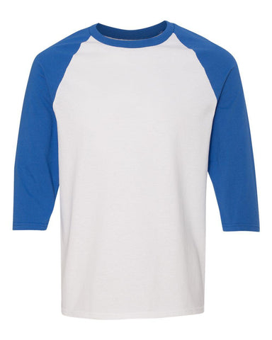 Heavy Cotton™ Raglan Three-Quarter Sleeve T-Shirt - 5700 - Gildan - Leatherwood Trading Post