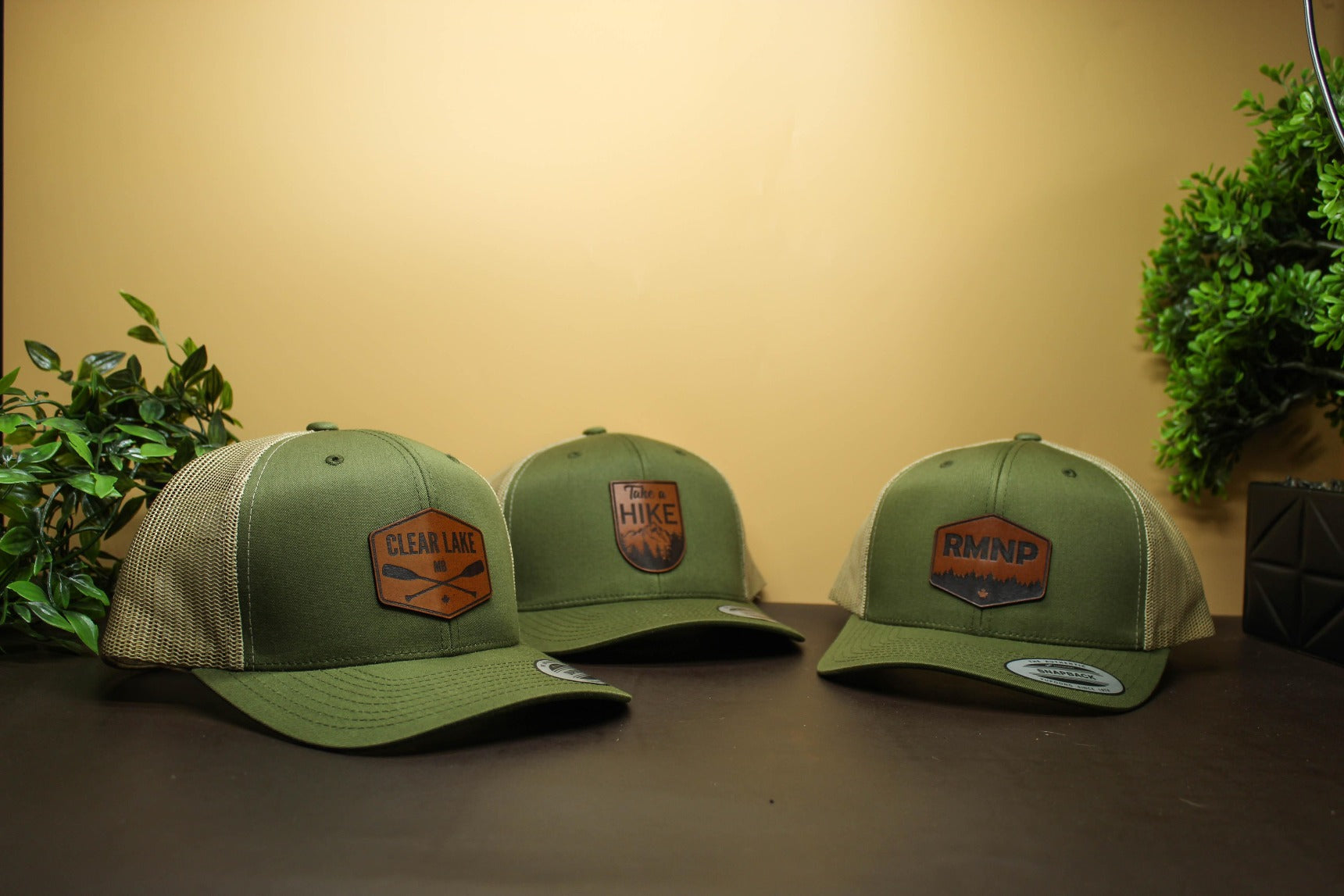 Trucker Cap - Snapback Headband - Yupoong 6606 - Leatherwood Trading Post