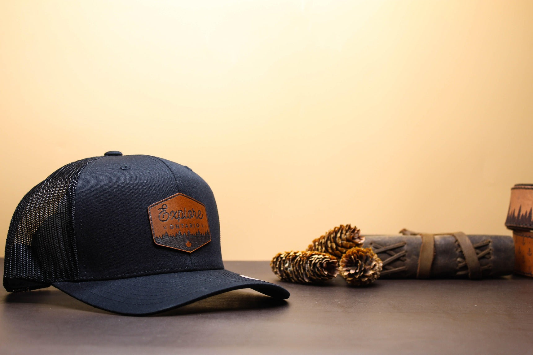 Trucker Cap - Snapback Headband - Yupoong 6606 - Leatherwood Trading Post