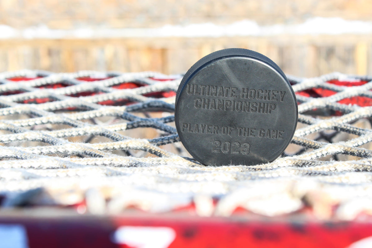 Custom Engraved Hockey Puck - Leatherwood Trading Post