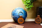 Custom Round Leather Keychain | Sewn - Leatherwood Trading Post