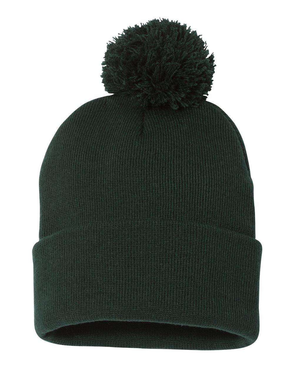 Pom-Pom 12" Knit Beanie - Sportsman SP15 - Leatherwood Trading Post